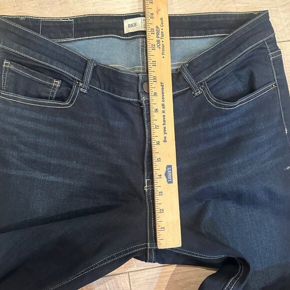 BKE WOMENS PAYTON UNIVERSAL FIT MID RISE ANKLE SKINNY PANTS JEANS 33 - Picture 4 of 11